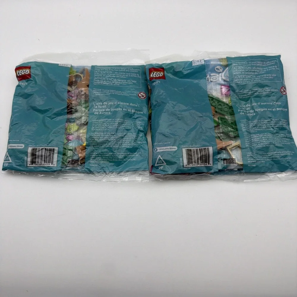 2 LEGO Disney‎ 30671 Aurora's Forest Playground Polybag Princess Sleeping Beauty